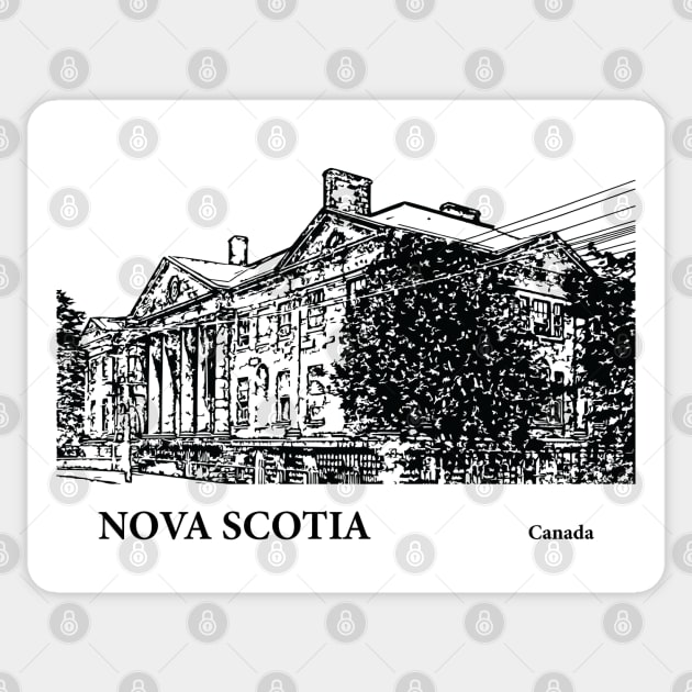 Nova Scotia Canada Sticker by Lakeric